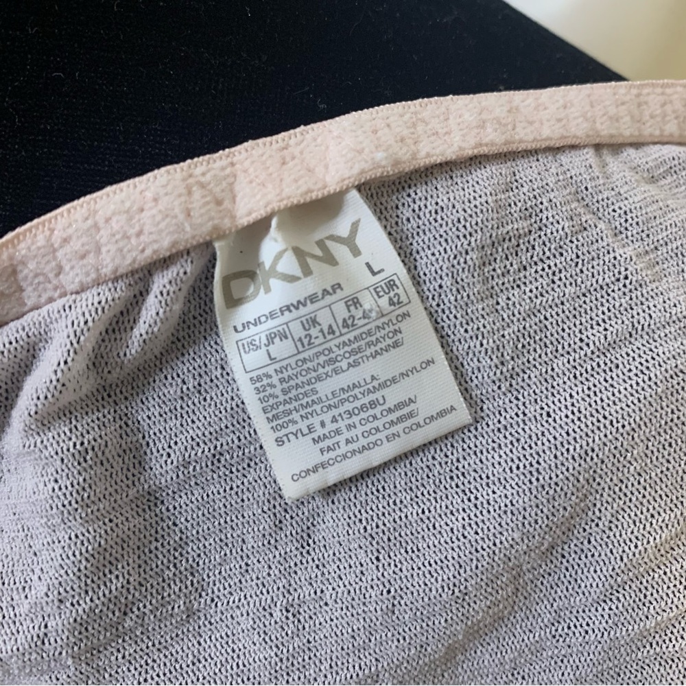Light Pink DKNY Lace Detail Chemise Dress - Picture 6 of 6